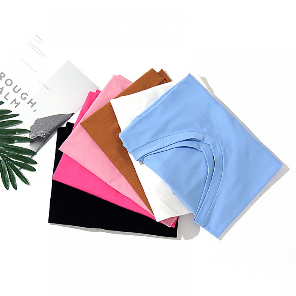 Summer Women's Shirt Loose Covering Meat Plus Fat Plus Size Embroidered Short-Sleeved T-Shirt